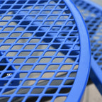 Round Outdoor Steel Picnic Table 46"