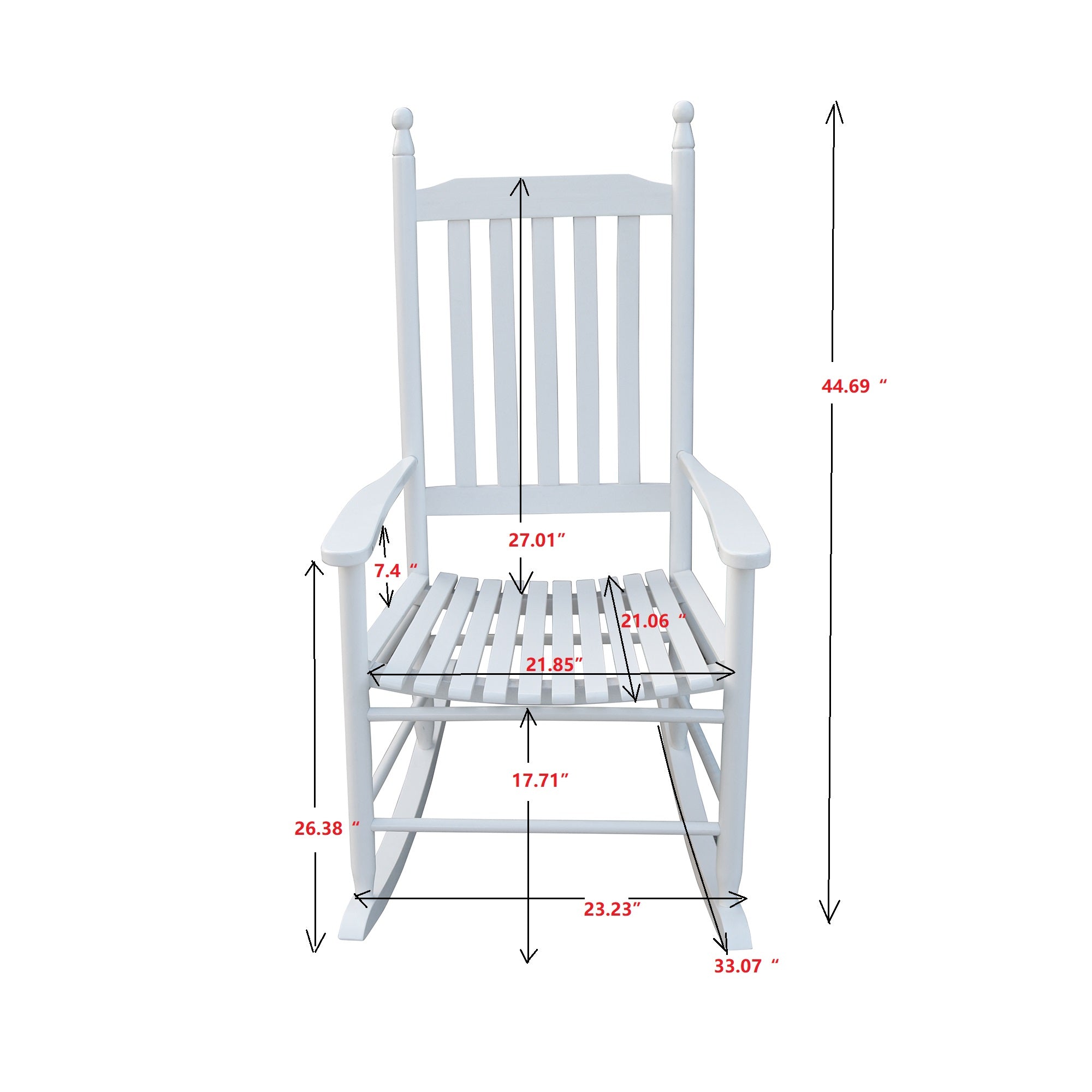 Wooden Porch Rocker Chair