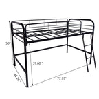 Metal Twin Loft Bed