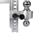 Alu Adjustable Trailer Drop Hitch for 2-Inch Receiver