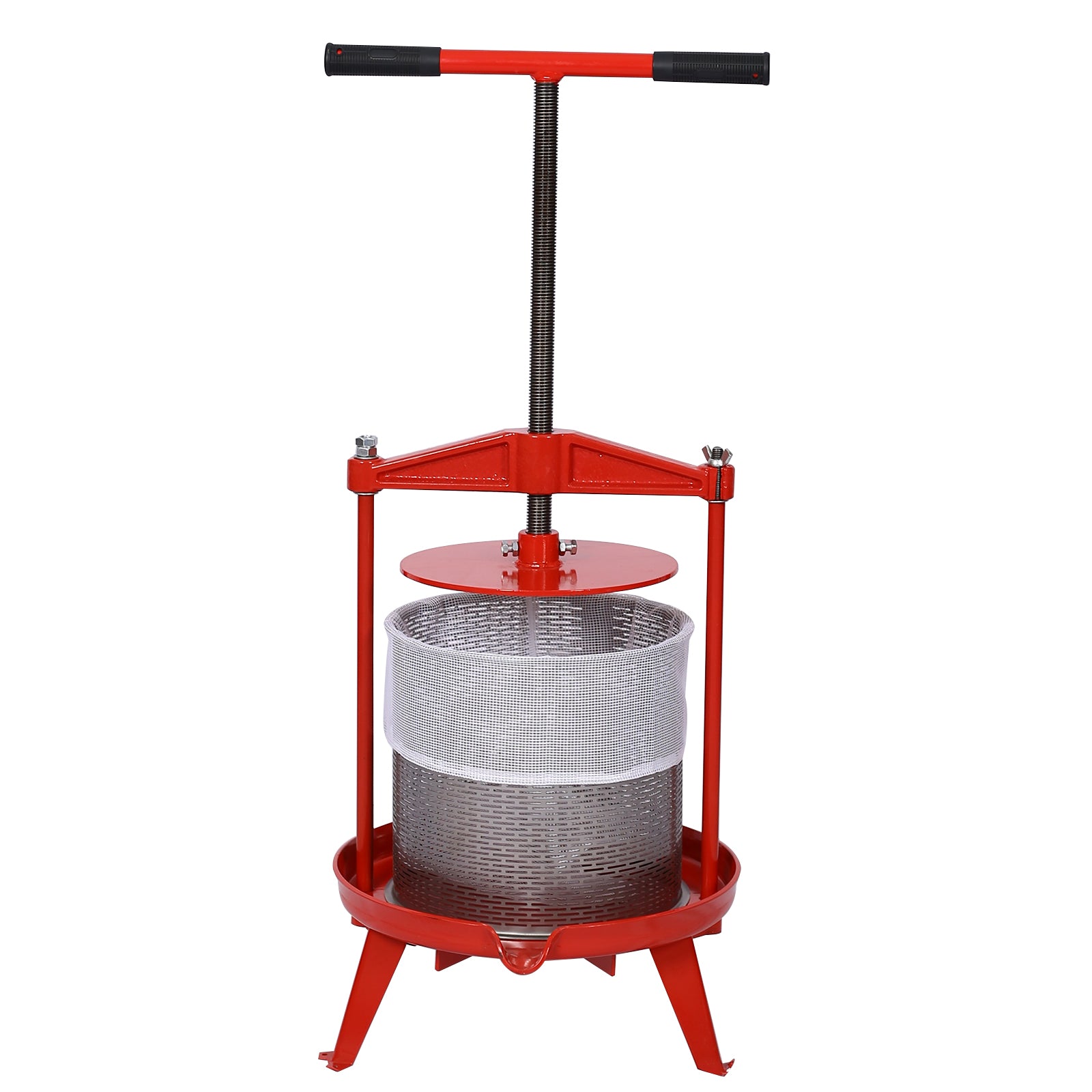 Stainless Steel Fruit and Wine Press 3.69 Gallon/14L
