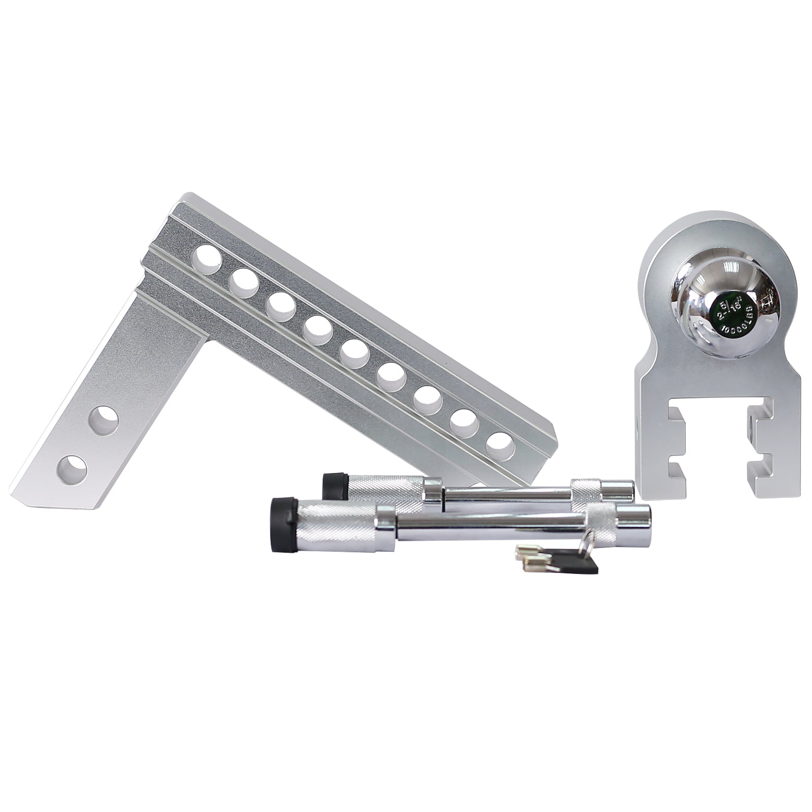 Alu Adjustable Trailer Drop Hitch for 2-Inch Receiver