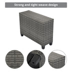 8-Pieces Outdoor Wicker Round Sofa Set