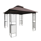 10x10 Outdoor Patio Gazebo Canopy Tent with Ventilated Double Roof