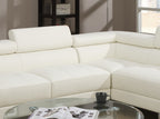 White Color Sectional Living Room Furniture