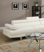 White Color Sectional Living Room Furniture