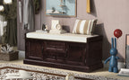 TREXM Storage Bench with 2 Drawers and 2 Cabinets