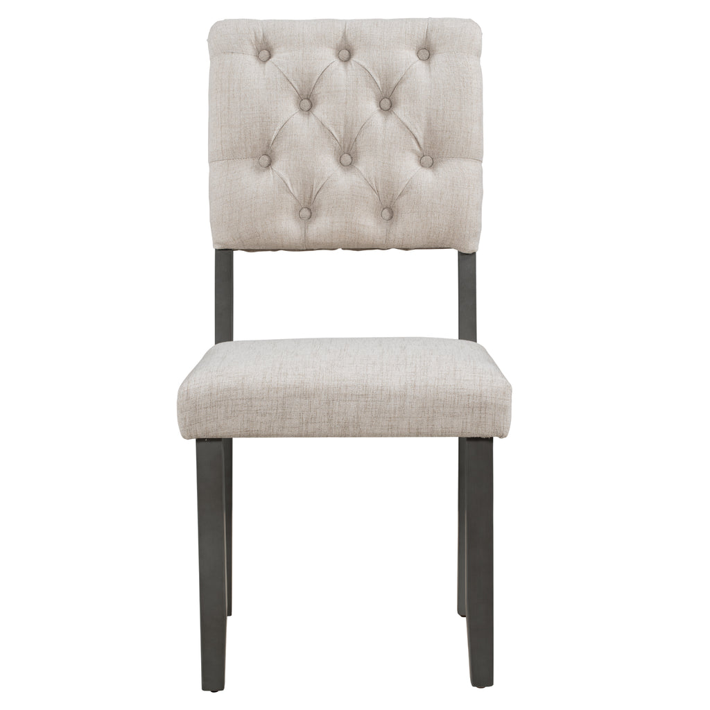 TREXM 6-Piece Dining Table and Chair Set