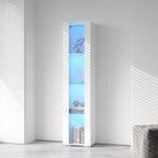 Side Cabinet With Aluminum Strip Lamp