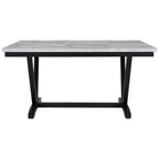 TREXM Modern Style 6-Piece Dining Table Set