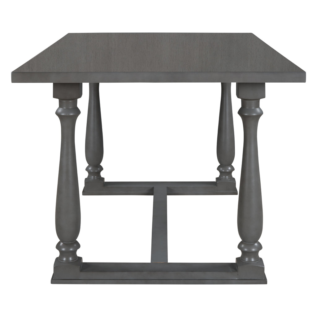 TREXM 6-Piece Dining Table and Chair Set