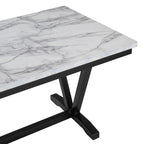 TREXM Modern Style 6-Piece Dining Table Set