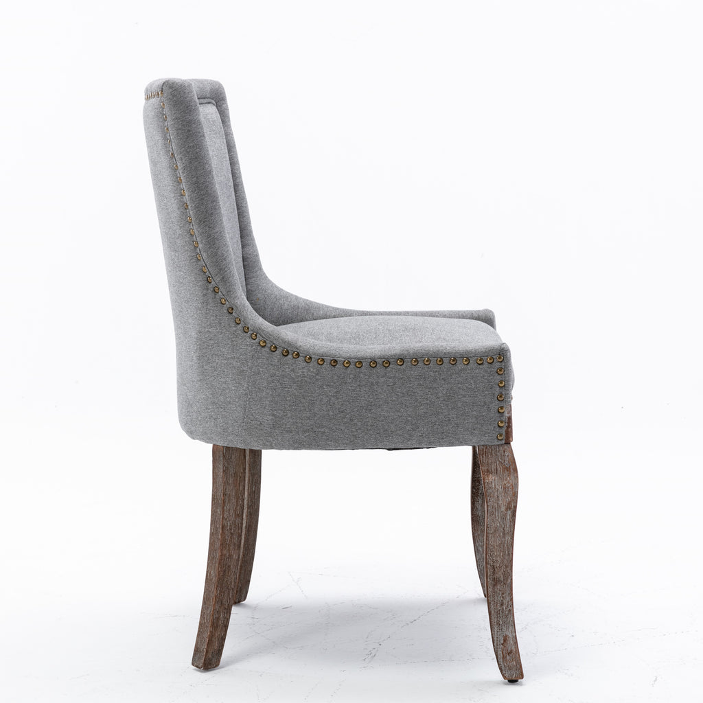 A&A Furniture Ultra Side Dining Chair Set of 2