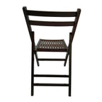 Furniture Slatted Wood Folding Special Event Chair - Cherry, Set of 4