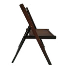 Furniture Slatted Wood Folding Special Event Chair - Cherry, Set of 4