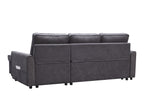 MGEA Modern Modular L-Shaped Sofa Bed with Chaise Longue