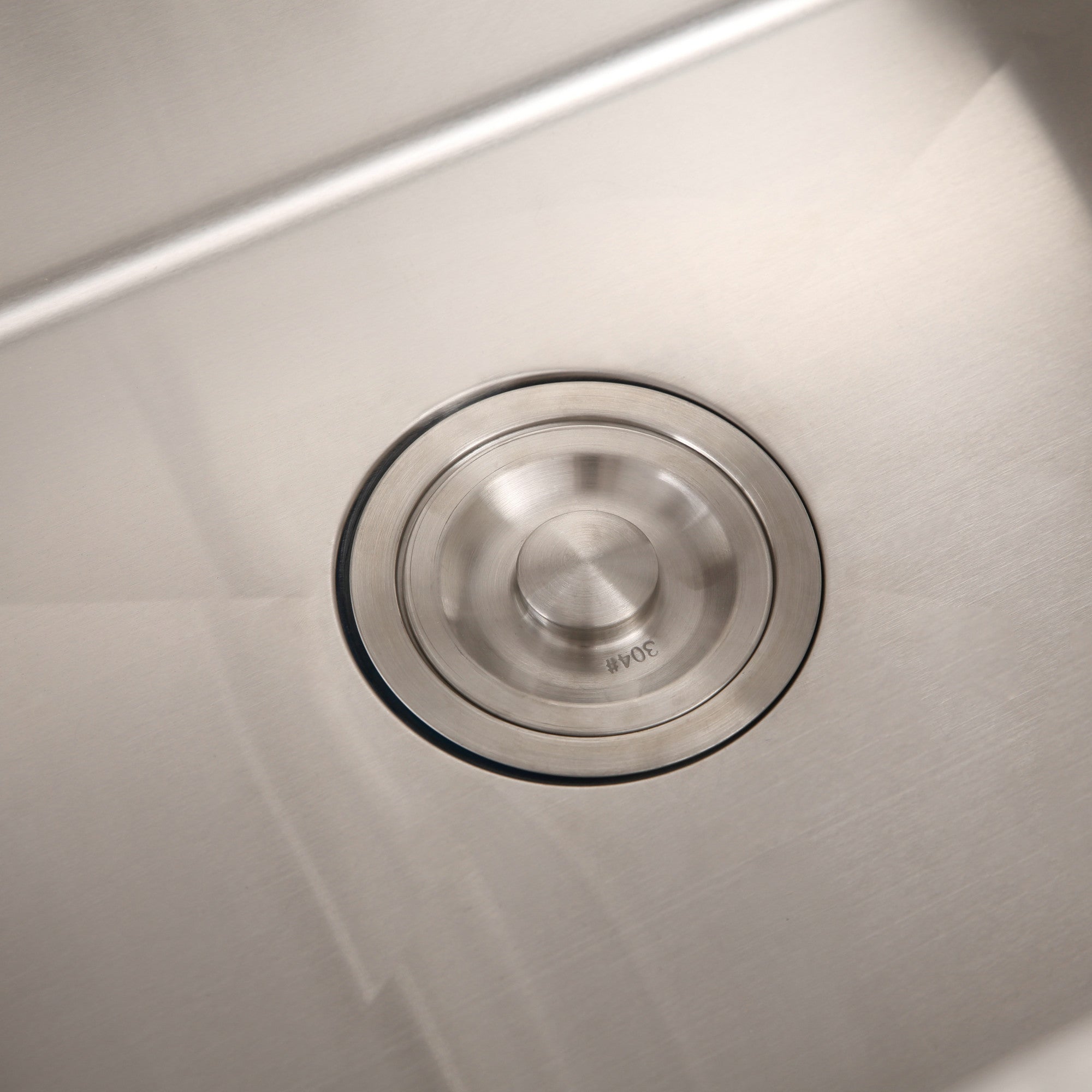 24in Stainless Steel Washing Sink with Faucet Hoses and Drain Head