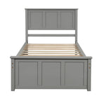 Twin Size Platform Storage Bed with Two Drawers