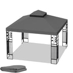 10x10 Ft Outdoor Patio Gazebo Replacement Canopy