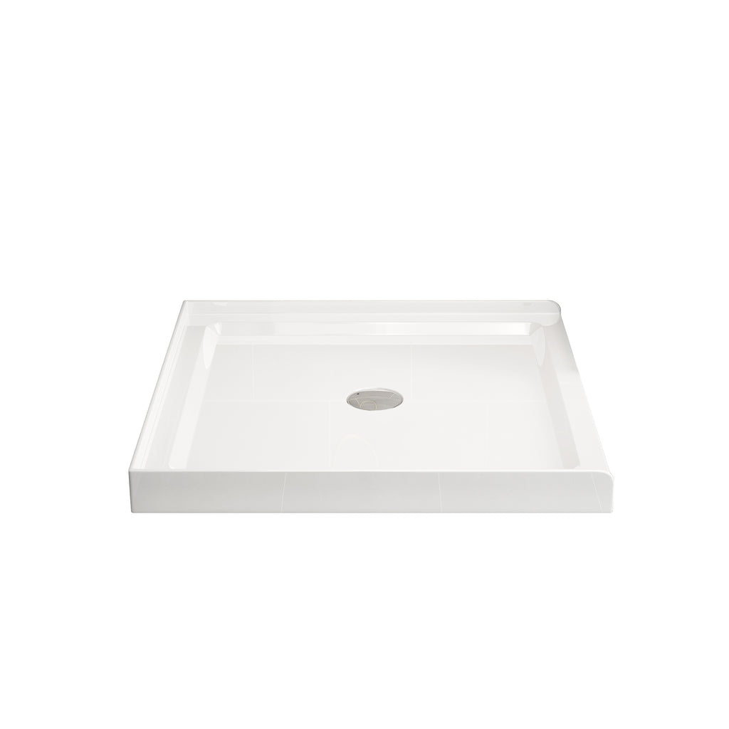 Goodyo 36x36 in Shower Base, Centered Drain Single-Threshold Shower Pan