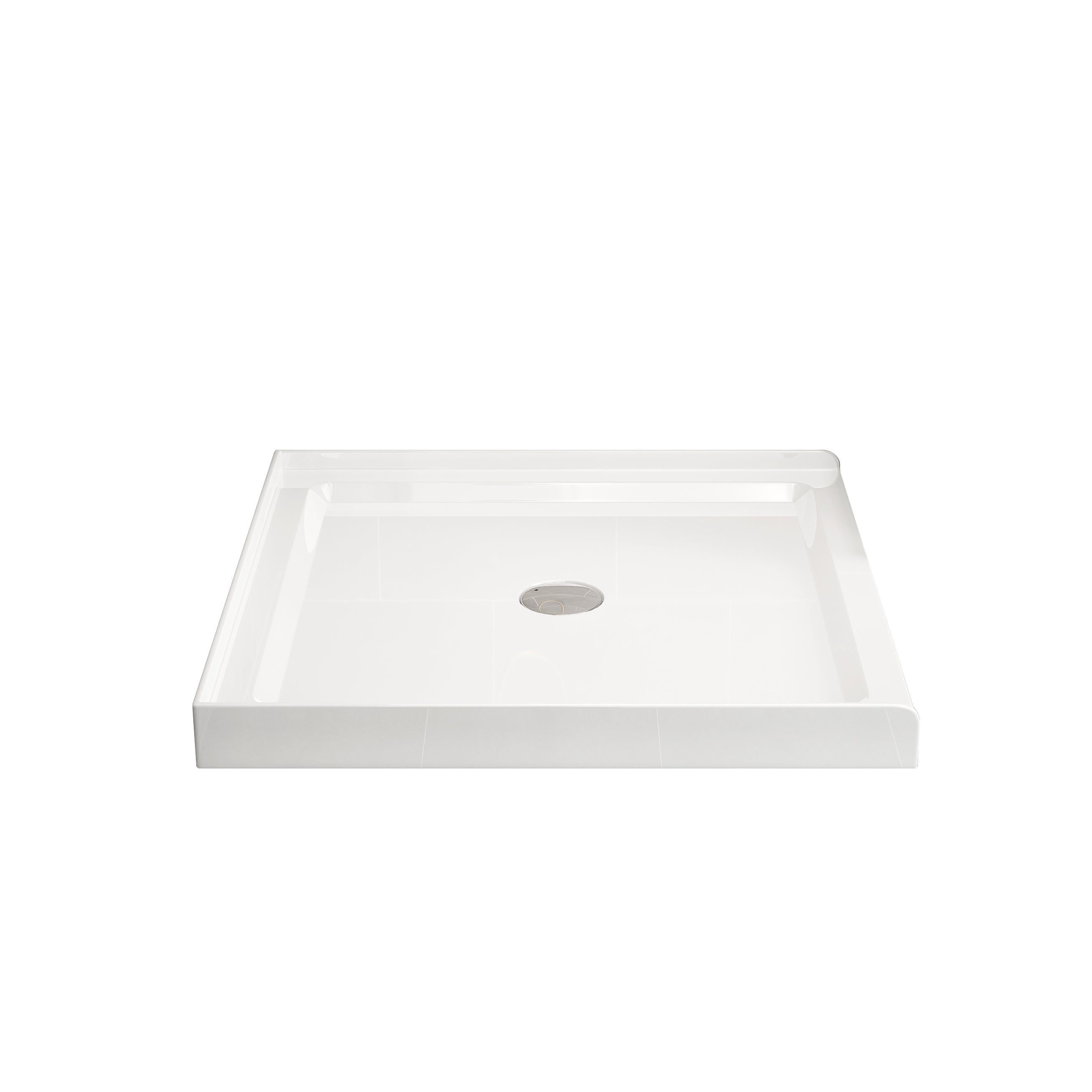 Goodyo 36x36 in Shower Base, Centered Drain Single-Threshold Shower Pan