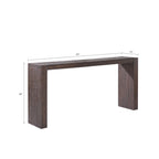 Modern Solid Wood Console Table