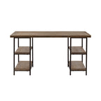 Industrial Metal Frame Accent Desk