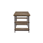 Industrial Metal Frame Accent Desk