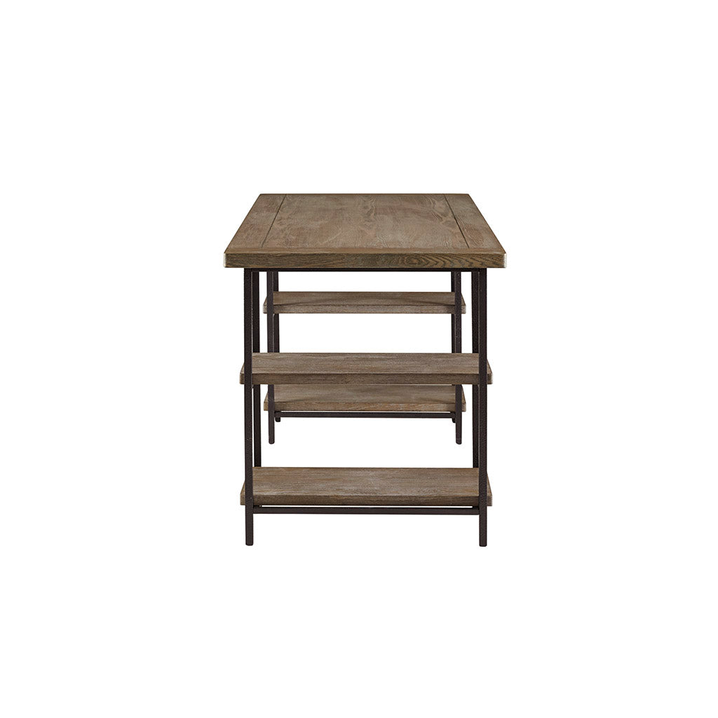 Industrial Metal Frame Accent Desk