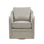 Wide Seat Swivel Arm Chair