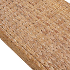 Woven Water Hyacinth Bench