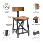 Counter Stool with Back