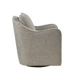Wide Seat Swivel Arm Chair