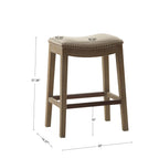 Saddle Counter Stool
