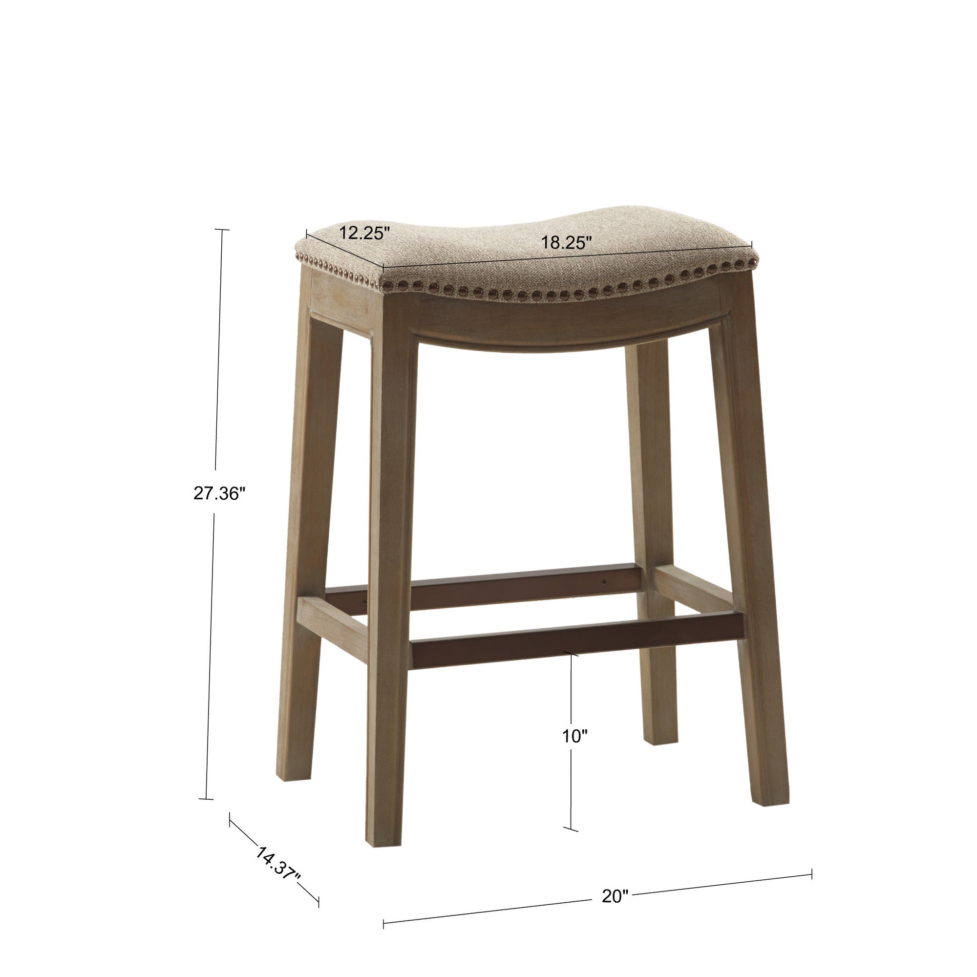 Saddle Counter Stool