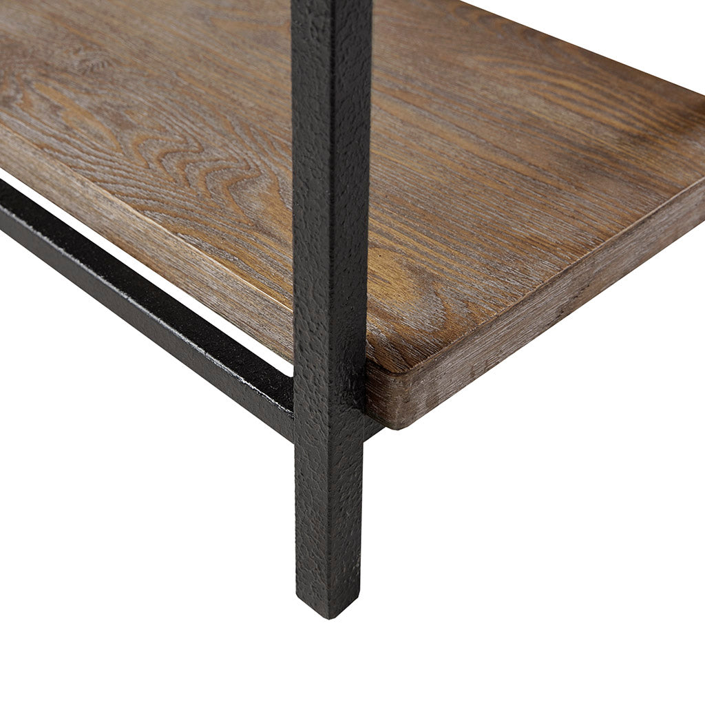Industrial Metal Frame Accent Desk