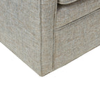 Wide Seat Swivel Arm Chair
