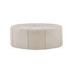 48" Polyester Fabric Large Cocktail Ottoman