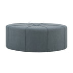 48" Polyester Fabric Large Cocktail Ottoman