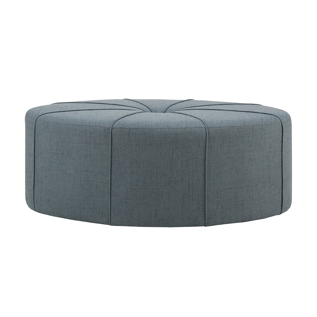 48" Polyester Fabric Large Cocktail Ottoman
