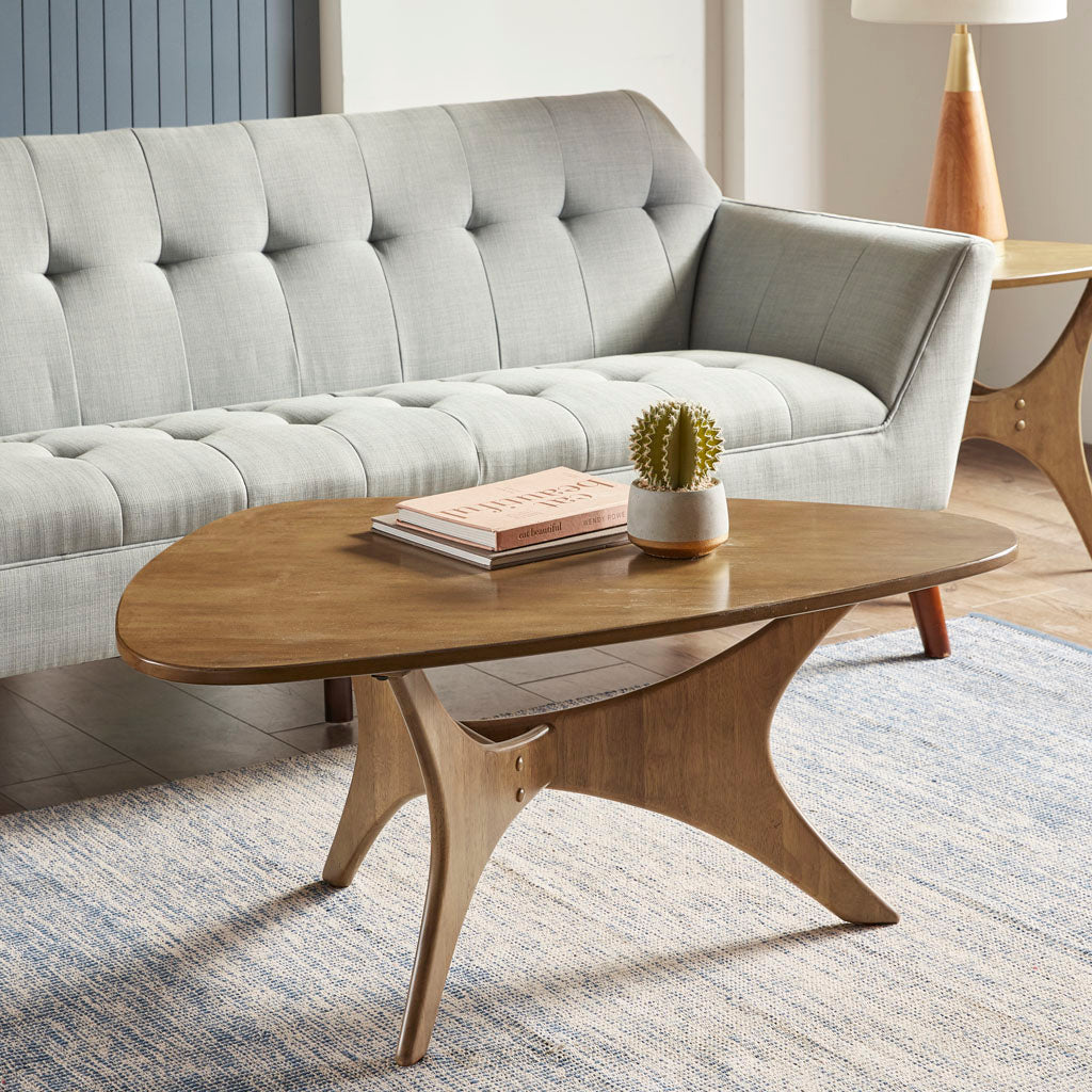 Triangle Wood Coffee Table
