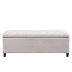 Tufted Top Soft Close Storage Bench