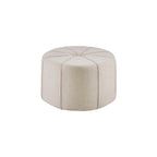 48" Polyester Fabric Large Cocktail Ottoman