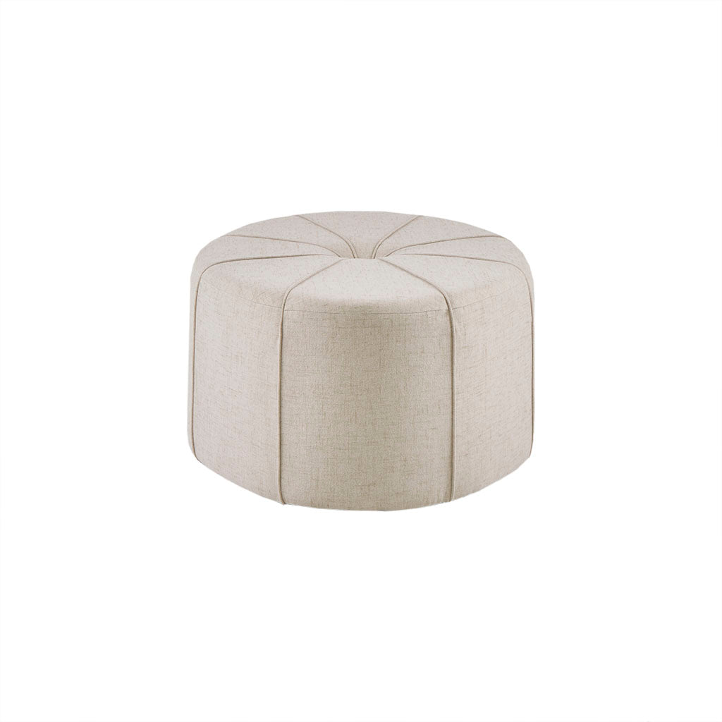 48" Polyester Fabric Large Cocktail Ottoman