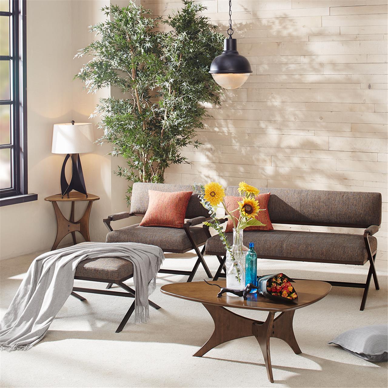 Triangle Wood Coffee Table