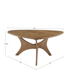 Triangle Wood Coffee Table