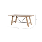 Rustic Solid Pine Dining Table
