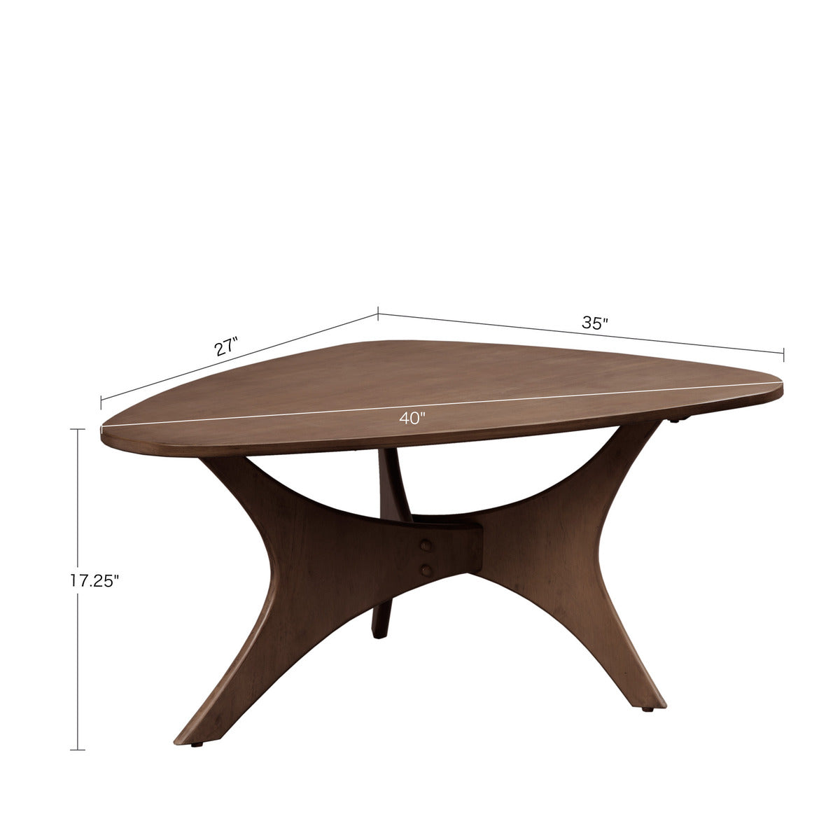 Triangle Wood Coffee Table