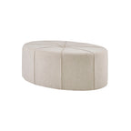 48" Polyester Fabric Large Cocktail Ottoman