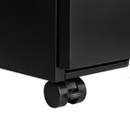 3-Drawer Mobile Filing Cabinet with Lock